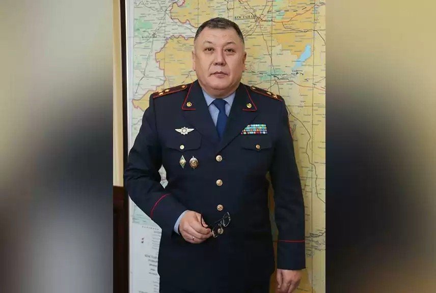 Начальник департамента полиции Костанайской области покинул пост