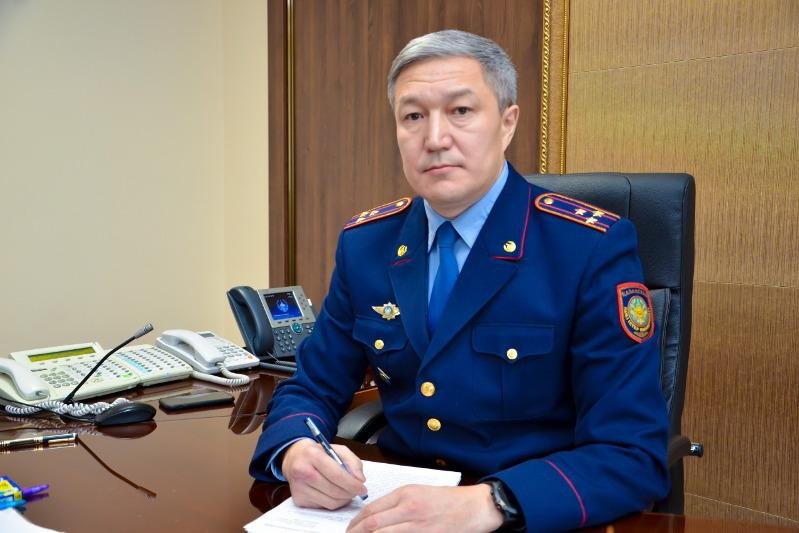 Заместитель министра внутренних дел представил нового начальника ДП Костанайской области